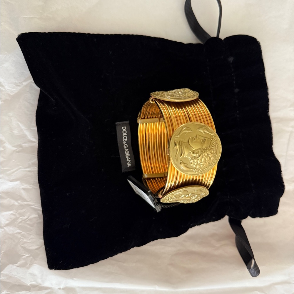 Dolce & Gabbana Gold Coin Bracelet